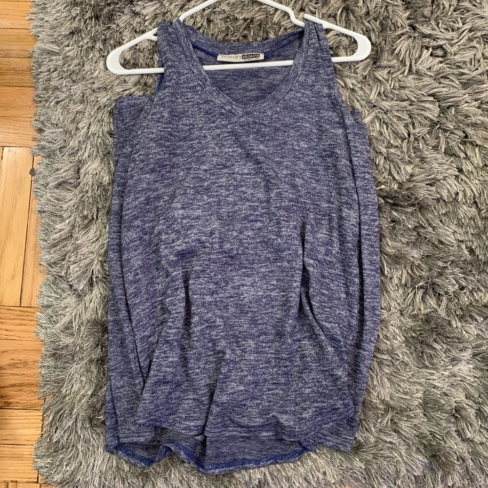Necessary Objects Cold Shoulder Top - image 1